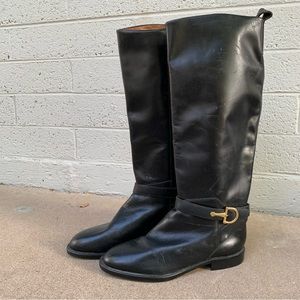 NINE WEST // Giselle Leather Riding Boots - Size 8.5